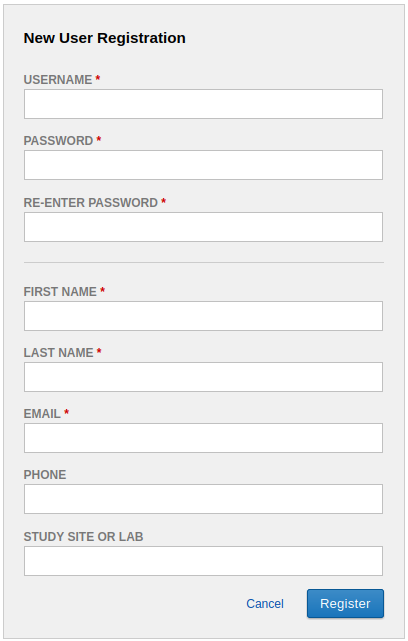 Create Account Form